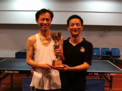 2012年6月第9届双打月赛冠军小王、大余